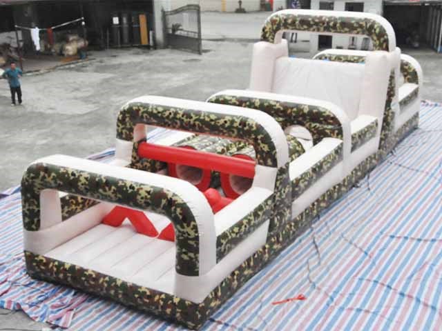 Outdoor games adult boot camp military inflatable obstacle course